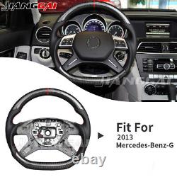 Carbon Fiber Steering Wheel For Mercedes-Benz C E CLS GLA G Class 2013-2015