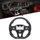 Carbon Fiber Steering Wheel Nappa Preforated Leather For Dodge Challenger Charge