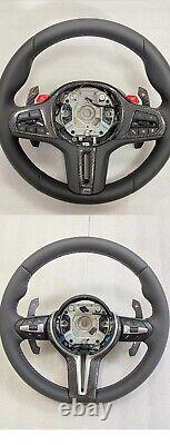 Carbon Fiber Steering Wheel Paddle Shifter Extension Fit BMW G20 G30 F30 F80 F90