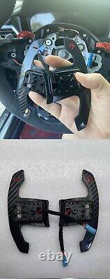 Carbon Fiber Steering Wheel Paddle Shifter Extension Fit BMW G20 G30 F30 F80 F90