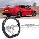 Carbon Fiber Steering Wheel Perforated Leather Flat Bottom For Kia Stinger 18-23