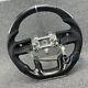 Carbon Fiber Steering Wheel Sliver Stripe withHeated Fit Dodge Ram Rebel 2019+