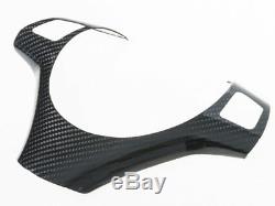 Carbon Fiber Steering Wheel Trim Cover For BMW E90 E92 M3 M Sport