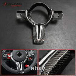 Carbon Fiber Steering Wheel Trim For BMW F10 F15 F20 F25 F30 F32 F33 F36 F80 F82