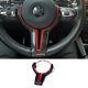 Carbon Fiber Steering Wheel Trim for BMW M2 F87 M3 F80 M4 F82 M6 F06 F12 F13 Red