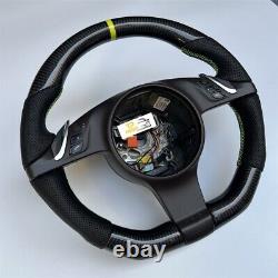 Carbon Fiber Steering Wheel fit for Porsche 2011-2015 Cayenne Panamera No Heated