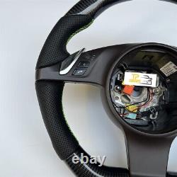 Carbon Fiber Steering Wheel fit for Porsche 2011-2015 Cayenne Panamera No Heated