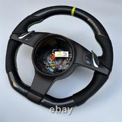 Carbon Fiber Steering Wheel fit for Porsche 2011-2015 Cayenne Panamera No Heated