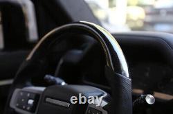 Carbon Fiber Steering Wheel fits for Defender 110 90 130 2020-2024 Nappa WithHeat