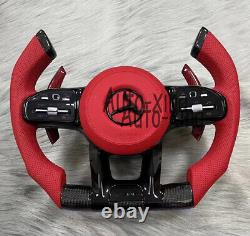 Carbon Fiber Steering Wheel for Mercedes-Benz AMG C43 G500 E300 S63 G Old to New