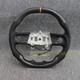 Carbon Fiber Steering Wheel withOrange Stripe Fit Jeep Wrangler JL/JT 18-23 Heated