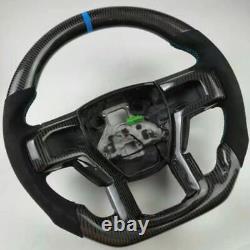 Carbon Fiber Steering Wheel with Heated For 2015- 2020 Ford F150 Raptor