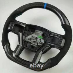 Carbon Fiber Steering Wheel with Heated For 2015- 2020 Ford F150 Raptor