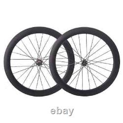 Carbon Fiber Wheel Set 120 Sound 700C Ultra-light Road Bike Wheels V/Disc Brake