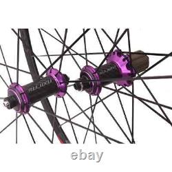 Carbon Fiber Wheel Set 120 Sound 700C Ultra-light Road Bike Wheels V/Disc Brake