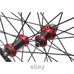 Carbon Fiber Wheel Set 120 Sound 700C Ultra-light Road Bike Wheels V/Disc Brake