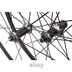 Carbon Fiber Wheel Set 120 Sound 700C Ultra-light Road Bike Wheels V/Disc Brake