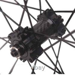 Carbon Fiber Wheel Set 120 Sound 700C Ultra-light Road Bike Wheels V/Disc Brake