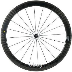 Carbon Fiber Wheels 50mm U Shape Clincher Bicycle Wheelset Straight Pull DT350s
