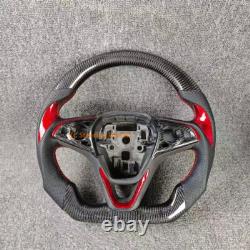 Carbon Fiber black Leather Red stitching Steering Wheel Buick Regal 2018-2020
