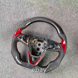 Carbon Fiber black Leather Red stitching Steering Wheel Buick Regal 2018-2020