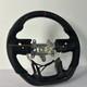 Carbon Fiber black Leather Steering Wheel For 2019 -2023 Dodge RAM Replacement