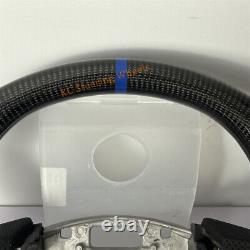 Carbon Fiber leather Withheated Steering Wheel For 2022-2024 Chevrolet Silverado