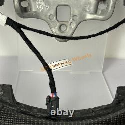 Carbon Fiber leather Withheated Steering Wheel For 2022-2024 Chevrolet Silverado