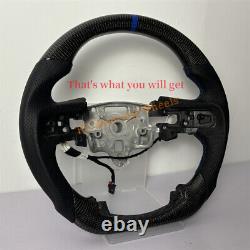 Carbon Fiber leather Withheated Steering Wheel For 2022-2024 Chevrolet Silverado