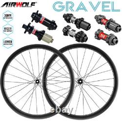 Carbon Gravel Wheelset 30mm width Road Bike Rim DT 240/350 Novatec 411/412 700c