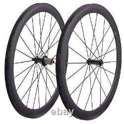 Carbon Hubs Carbon Fiber Racing Bicycle Wheels Tubuless Road Bike Wheelset