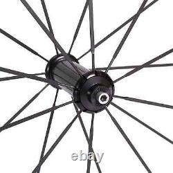 Carbon Hubs Carbon Fiber Racing Bicycle Wheels Tubuless Road Bike Wheelset