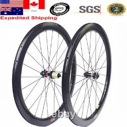 Carbon Road Bike Wheelset 6 Bolt Disc Brake 700C 5025mm Bicycle Wheels Tubeless