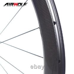 Carbon Road Bike Wheelset 6 Bolt Disc Brake 700C 5025mm Bicycle Wheels Tubeless