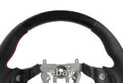 Carbon Steering Wheel D Shape For SUBARU WRX STI IMPREZA FORESTER 2008-2014