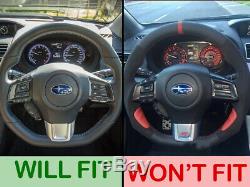Carbon Steering Wheel Spoke Overlay Covers For 2015-2020 Subaru LEVORG WRX STI