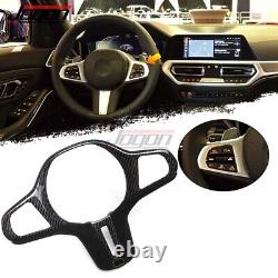 Carbon Steering Wheel Trim For BMW G20 G21 G22 G23 M3 M4 G80 G82 G83 320i M340i
