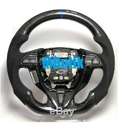Carbon fiber 3 spokes steering wheel for Honda Accord 8th Gen 20072012 models