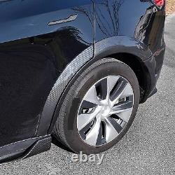Carbon fiber pattern Fender Flare Wheel Arch Cover Trim For Tesla Model Y 2020