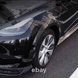 Carbon fiber pattern Fender Flare Wheel Arch Cover Trim For Tesla Model Y 2020