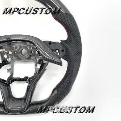 Carbon fiber steering wheel For Honda 10th gen Accord EXL EX LX 2018-2022 red