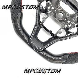 Carbon fiber steering wheel For Honda 10th gen Accord EXL EX LX 2018-2022 red