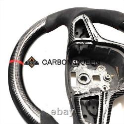 Carbon fiber steering wheel for CHEVY SS SV6 VF2/Holden VF HSV black suede
