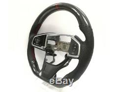 Carbon fiber steering wheel for Honda Civic 10th Gen 2017 2018 models SI Type R