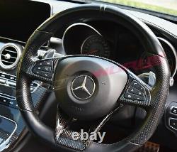 Carbonwurks Mercedes Benz Carbon Fibre Steering Wheel Trim A, C, CLA, E, AMG GT