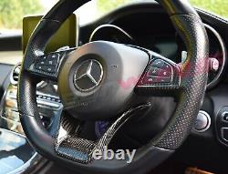 Carbonwurks Mercedes Benz Carbon Fibre Steering Wheel Trim A, C, CLA, E, AMG GT