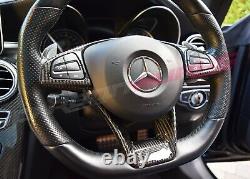 Carbonwurks Mercedes Benz Carbon Fibre Steering Wheel Trim A, C, CLA, E, AMG GT