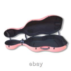 Cello Case 4/4 Carbon Fiber hard shell with Wheels Embedded handle Light
