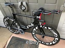 Cervelo P4 / Sram Red / 58cm / Easton EC 90 Carbon TT Wheel set / Triathlon bike