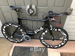 Cervelo P4 / Sram Red / 58cm / Easton EC 90 Carbon TT Wheel set / Triathlon bike